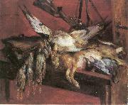 Lovis Corinth, Hase und Rebhuhner